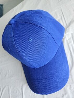 Classic Solid Blue Baseball Cap - Unbranded